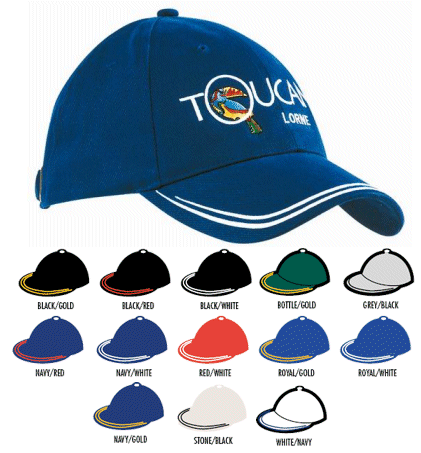 Racing Cap with Double Stripe