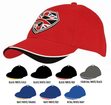 Racing Cap with Visor Strip