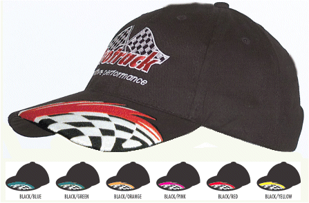 Racing Feather & Checkered Cap