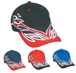 Race Flame Design Cap