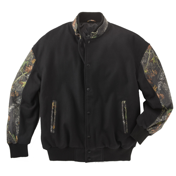 Jacket - Wool & Leather Mossy Oak