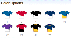 Basketball Crew Neck Reversable Jersey Colors