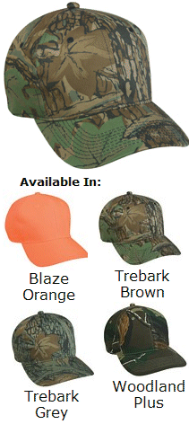 Camo Mid Profile Cotton Twill Cap