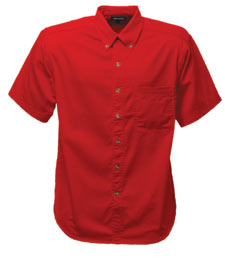 Soft-Washed Short Sleeve Twill Shirt