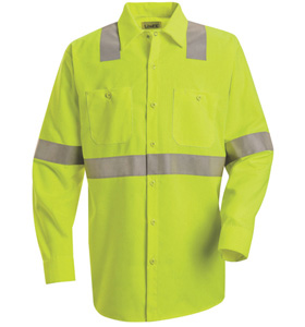 Lite FX High Visibility Long Sleeve Work Shirt Long