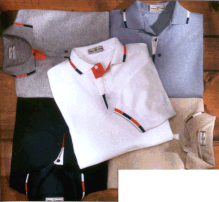 Willow Pointe Tri-Color Box Placket Pique Shirt