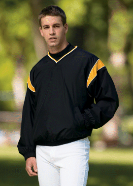 Wind Shirt Augusta Micro Poly with White Piping