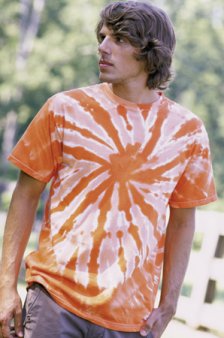 Solid Tie Dye Tee Shirt