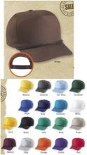 5 Panel Cotton Twill Golf Cap 